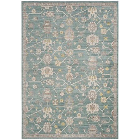Safavieh 3 x 5 ft. Valencia Power Loomed Small Rectangle Area Rug, Steel Blue VAL116S-3